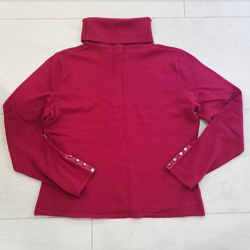 Vintage turtleneck Merino wool sweater